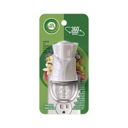 Image of Air Wick® Scented Oil Warmer, 1.75" x 2.69" x 3.63", White, 6/Carton