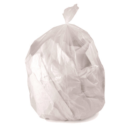 Image of AccuFit® Linear Low Density Can Liners With Accufit Sizing, 23 Gal, 0.9 Mil, 28" X 45", Clear, 50/box