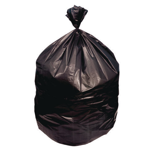 Image of AccuFit® Linear Low Density Can Liners with AccuFit Sizing, 32 gal, 0.9 mil, 33" x 44", Black, 20 Bags/Roll, 5 Rolls/Carton