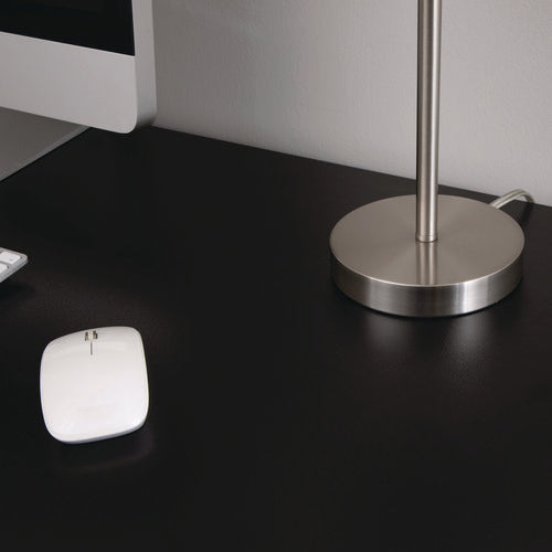 Image of Ledu® Slim Line Lamp Set, Table 12.63" High and Floor 61.5" High, Silver