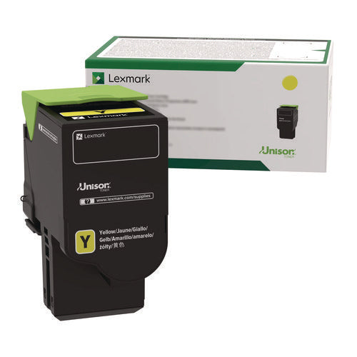 Image of Lexmark 78C1XY0 Return Program Extra High-Yield Toner, 5,000 Page-Yield, Yellow