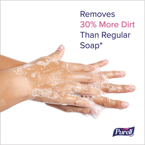 Image of PURELL® HEALTHY SOAP with CLEAN RELEASE Technology Refill, For ES10 Dispensers, Fragrance-Free, 1,200 mL, 2/Carton