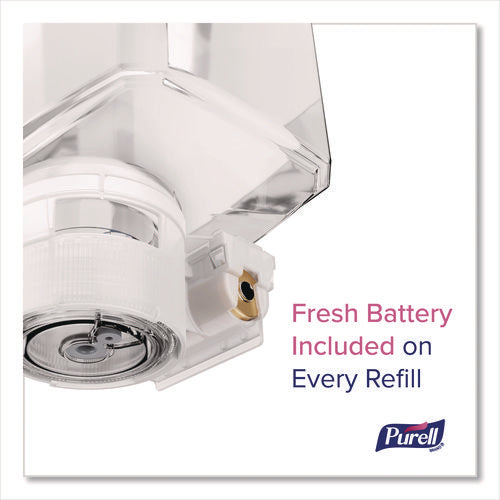 Image of PURELL® ES10 Dispenser Floor Stand with Automatic Hand Sanitizer Dispenser, 15.56 x 11.75 x 51.82, Graphite