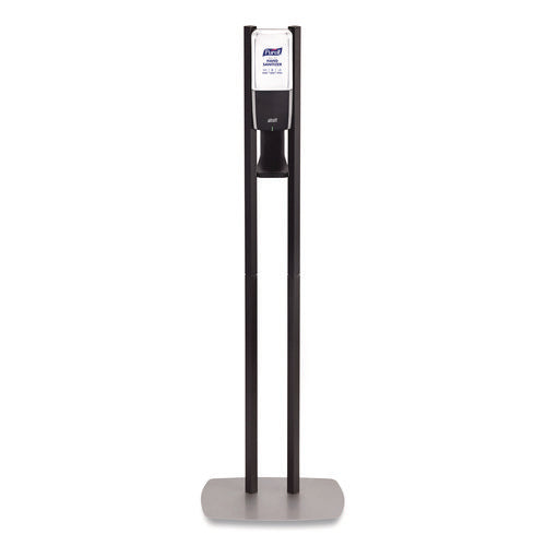 Image of PURELL® ES10 Dispenser Floor Stand with Automatic Hand Sanitizer Dispenser, 15.56 x 11.75 x 51.82, Graphite