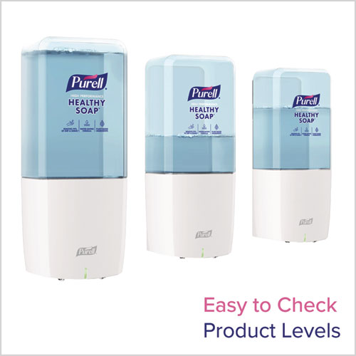 Image of PURELL® ES10 Automatic Hand Soap Dispenser, 1,200 mL, 4.33 x 3.96 x 10.31, White
