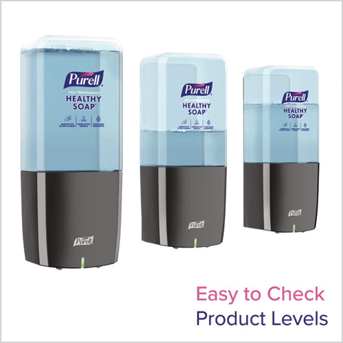 Image of PURELL® ES10 Automatic Hand Soap Dispenser, 1,200 mL, 4.33 x 3.96 x 10.31, Graphite