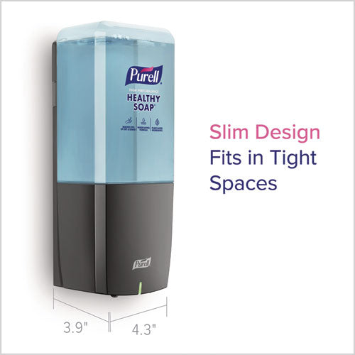 Image of PURELL® ES10 Automatic Hand Soap Dispenser, 1,200 mL, 4.33 x 3.96 x 10.31, Graphite