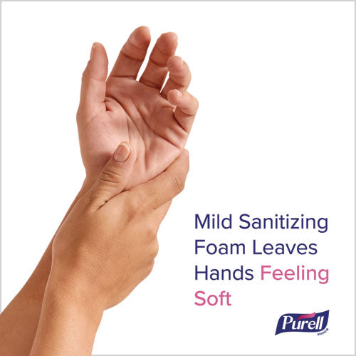 Image of PURELL® Advanced Hand Sanitizer Foam, Refill for PURELL ES10 Automatic Hand Sanitizer Dispenser, 1,200 mL, Citrus Scent, 2/Carton