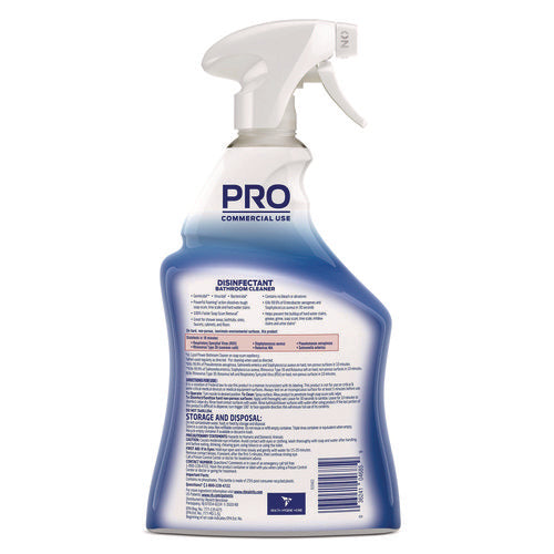 Image of Professional LYSOL® Brand Disinfectant Bathroom Cleaner, 32 Oz Spray Bottle, 12/carton