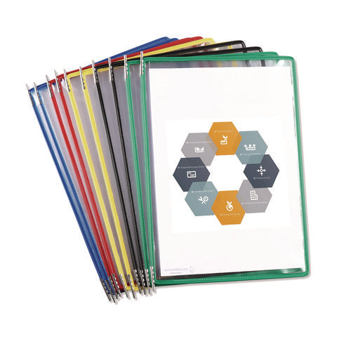 Image of djois® by Tarifold Desktop Reference Starter Set, 10 Pockets, 5 Tabs