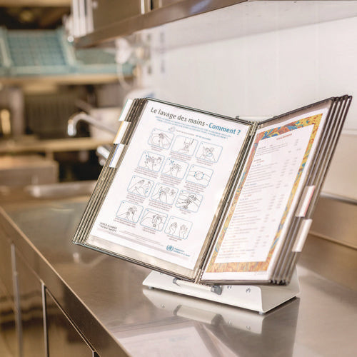 Image of djois® by Tarifold Desktop Reference Starter Set, 10 Antimicrobial Wire-Reinforced Pockets