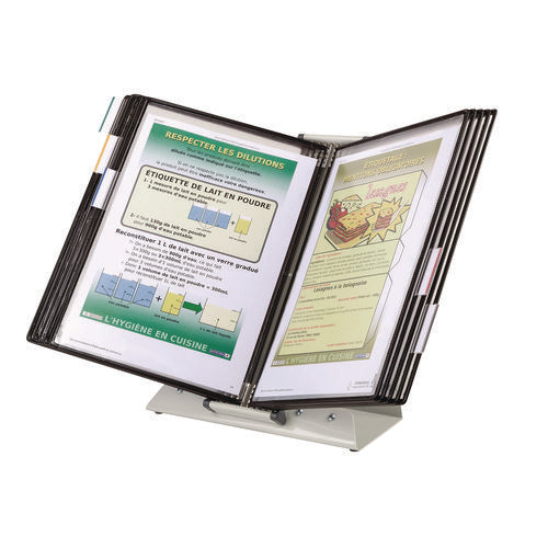 Image of djois® by Tarifold Desktop Reference Starter Set, 10 Antimicrobial Wire-Reinforced Pockets