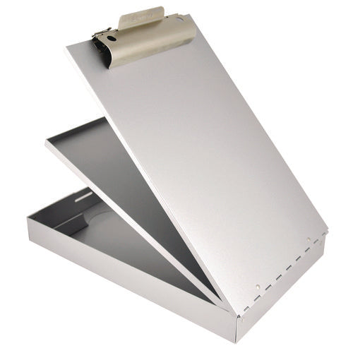 Image of Saunders Cruiser Mate Aluminum Storage Clipboard, 1.5" Clip Capacity, Holds 8.5 x 11 Sheets, Silver