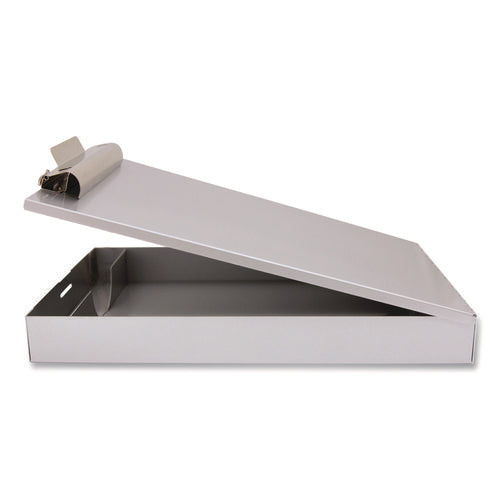 Image of Saunders Redi-Rite Aluminum Storage Clipboard, 1" Clip Capacity, Holds 8.5 x 11 Sheets, Silver