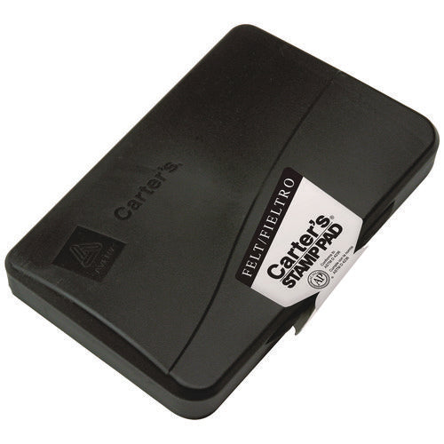 Image of Carter's Pre-Inked Felt Stamp Pad, 6.25" x 3.25", Black