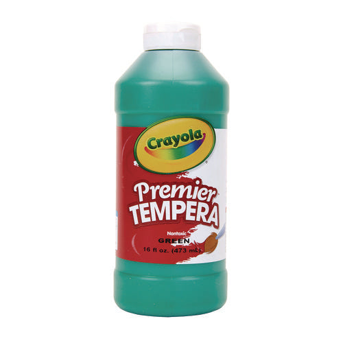 Image of Crayola® Premier Tempera Paint, Green, 16 Oz Bottle