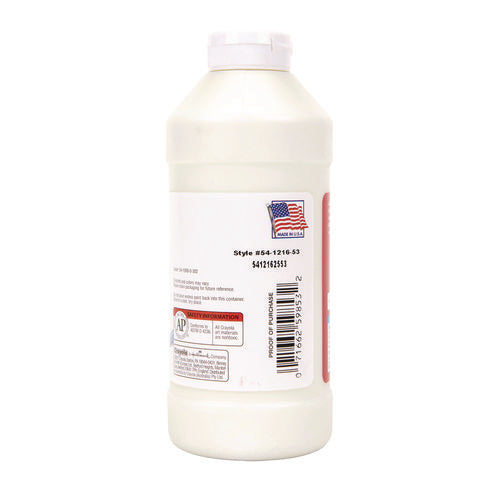 Image of Crayola® Premier Tempera Paint, White, 16 oz Bottle