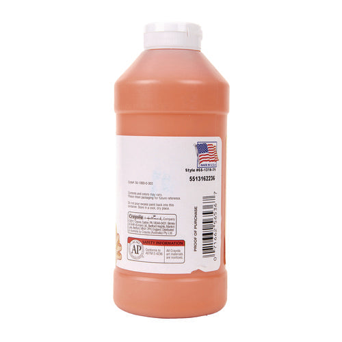 Image of Crayola® Washable Fingerpaint, Orange, 16 Oz Bottle