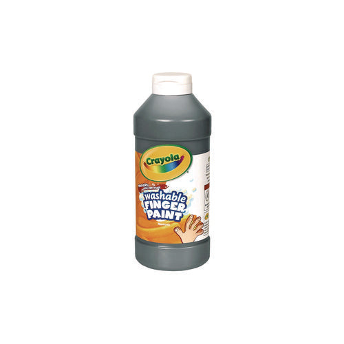 Image of Crayola® Washable Fingerpaint, Black, 16 Oz Bottle