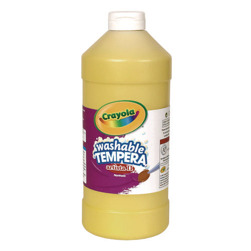 Image of Crayola® Artista Ii Washable Tempera Paint, Yellow, 32 Oz Bottle