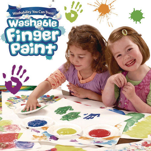 Image of Crayola® Washable Fingerpaint, Violet, 16 Oz Bottle