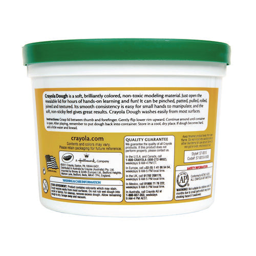 Image of Crayola® Modeling Dough Bucket, 3 Lbs, Green