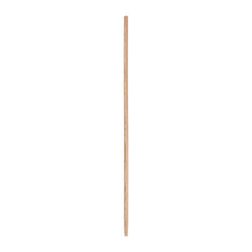 Image of Boardwalk® Tapered End Broom Handle, Lacquered Hardwood, 1.13" dia x 54", Natural