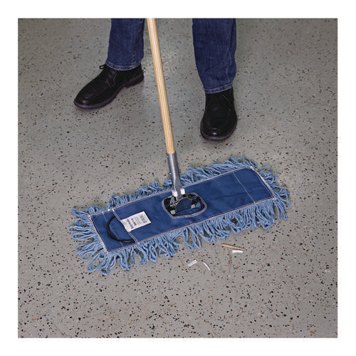 Image of Boardwalk® Clip-On Dust Mop Frame, 18w X 5d, Zinc Plated