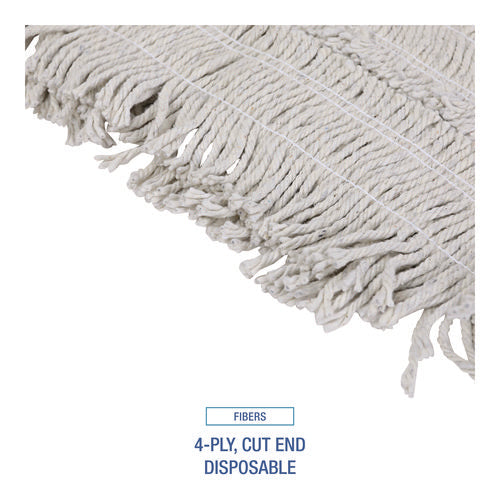Image of Boardwalk® Disposable Dust Mop Head, Cotton, 18w X 5d