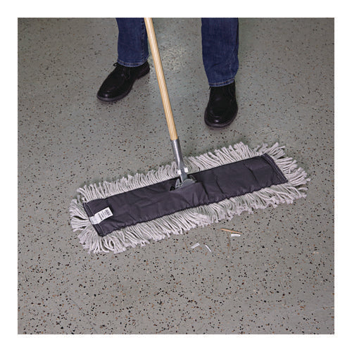 Image of Boardwalk® Disposable Dust Mop Head, Cotton, 18w X 5d