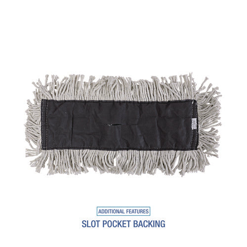 Image of Boardwalk® Disposable Dust Mop Head, Cotton, 18w X 5d