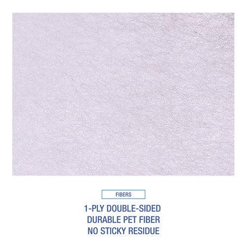 Image of Boardwalk® Trapeze Disposable Dusting Sheets, 8" X 125 Ft, White, 250 Sheets/roll,
