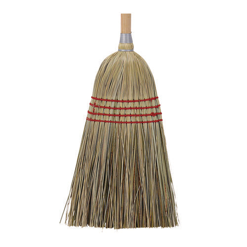 Image of Boardwalk® Cleaning Kit, Medium Blue Cotton/rayon/synthetic Head, 60" Natural/yellow Wood/metal Handle