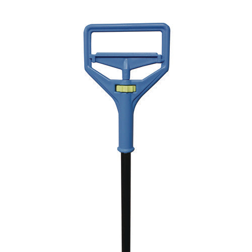 Image of Impact® Janitor Style Screw Clamp Mop Handle, Fiberglass, 64", Blue