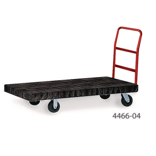 Image of Rubbermaid® Commercial Heavy-Duty Platform Truck Cart, 1,200 Lb Capacity, 24 X 48 Platform, Black