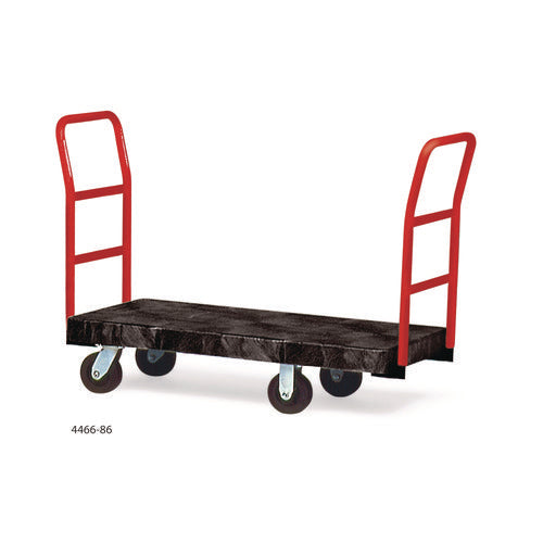 Image of Rubbermaid® Commercial Heavy-Duty Platform Truck Cart, 1,200 Lb Capacity, 24 X 48 Platform, Black