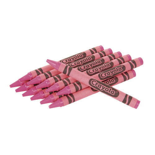 Image of Crayola® Bulk Crayons, Carnation Pink, 12/box