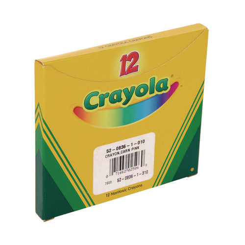 Image of Crayola® Bulk Crayons, Carnation Pink, 12/box