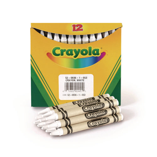 Image of Crayola® Bulk Crayons, White, 12/box