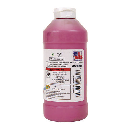 Image of Crayola® Premier Tempera Paint, Magenta, 16 Oz Bottle