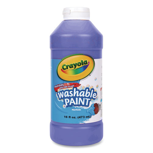 Image of Crayola® Washable Paint, Blue, 16 Oz Bottle