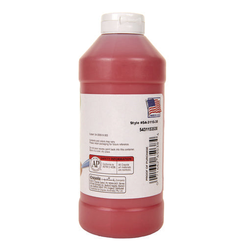 Image of Crayola® Artista Ii Washable Tempera Paint, Red, 16 Oz Bottle