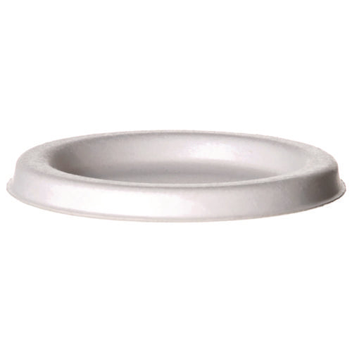 Image of Eco-Products® Vanguard Sugarcane Portion Cup Lid, Fits 2 oz Portion Cups, White, 2,500/Carton