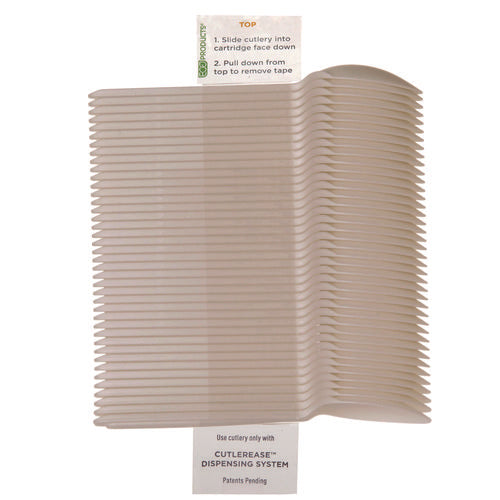 Image of Eco-Products® Cutlery for Cutlerease Dispensing System, Spoon, Plastic, White, 960/Carton