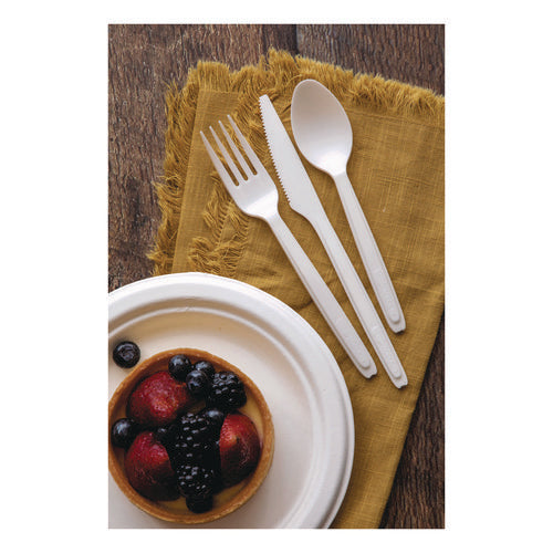 Image of Eco-Products® Cutlery for Cutlerease Dispensing System, Fork, Plastic, White, 960/Carton