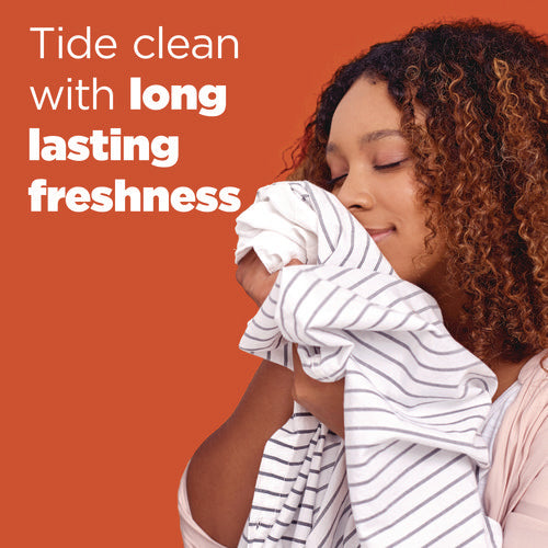 Image of Tide® Plus Febreze HE Liquid Laundry Detergent, Spring and Renewal, 84 oz Bottle, 4/Carton
