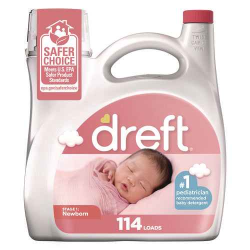 Image of Dreft® Ultra Laundry Detergent, Baby Powder Scent, 150 oz Bottle, 4/Carton