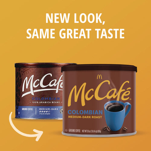 Image of McCafe® Ground Coffee, Colombian, 30 oz Can