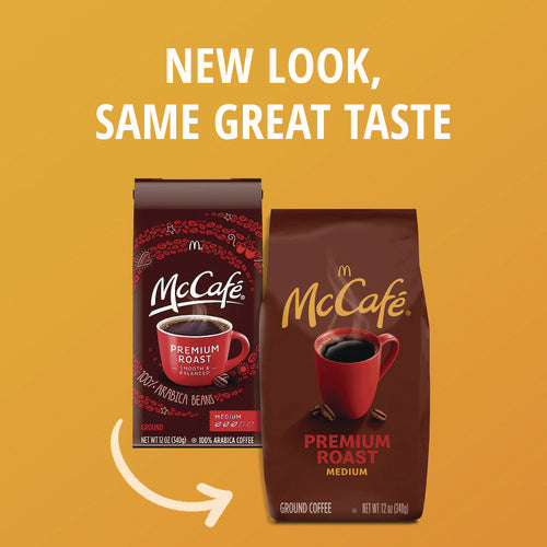 Image of McCafe® Ground Coffee, Premium Roast, 12 oz Bag