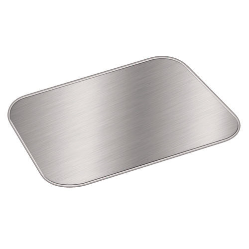 Image of HFA® Laminated Board Lid, 5.5 x 4.5, Silver/White, Aluminum, 1,000/Carton